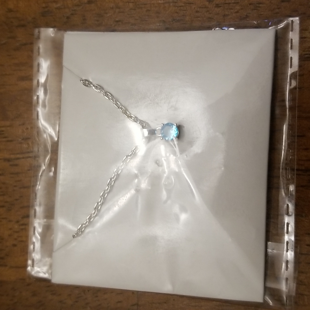 Effy Silver Stackable Layering Necklace With Blue… - image 5